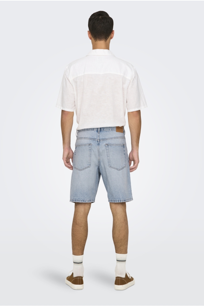 ONSEDGE LB 2041 TAI DNM SHORTS NOOS 22032041 Light blue denim